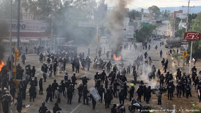 Several dead, scores injured in Mexico teachers protest